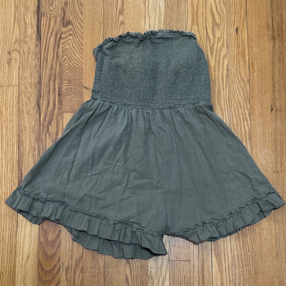 Olive Green Romper